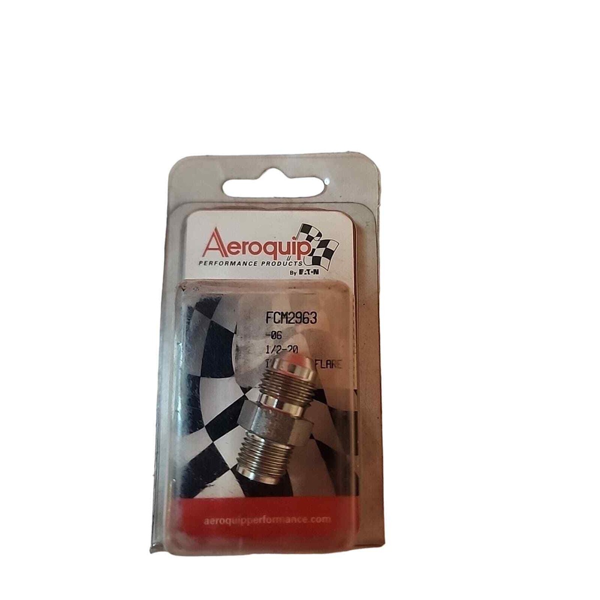 Aeroquip #6 to 1/2-20 Inverted Flare Steel Fitting Aeroquip #6 to 1/2-20 Inverted Flare Steel Fitting