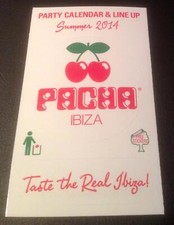 PACHA CHERRIES 2014 STICKER @ PACHA IBIZA - IBIZA CLUB POSTERS - DJ MUSIC