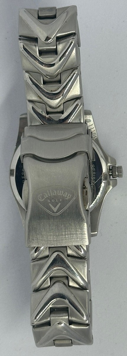 Callaway Golf Watch Women New Battery CY2061 Stainless Band