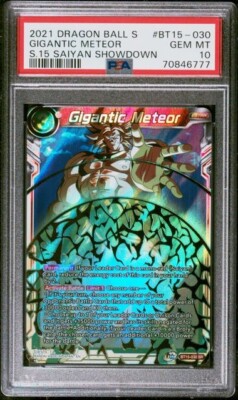 GIGANTIC METEOR #BT-30 Dragon Ball Z Super Saiyan Showdown - PSA