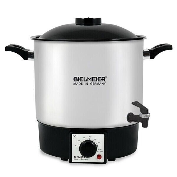 BIELMEIER Einkochautomat einwecken Edelstahl 1000 Watt 9 Liter BHG 990.1