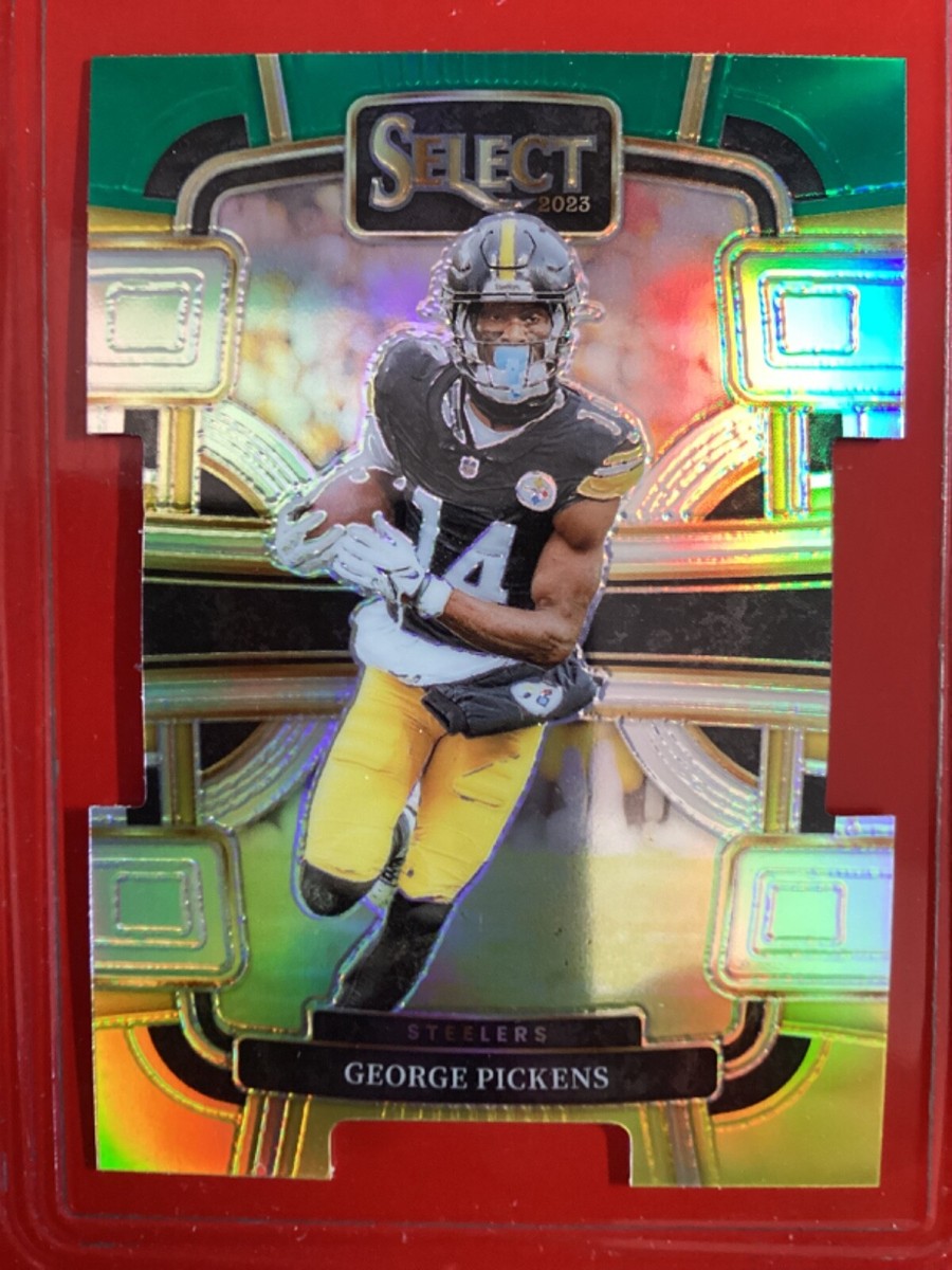 TELENET　SELECTION George Pickens 2023 Panini Select Green Yellow Die Cut #83