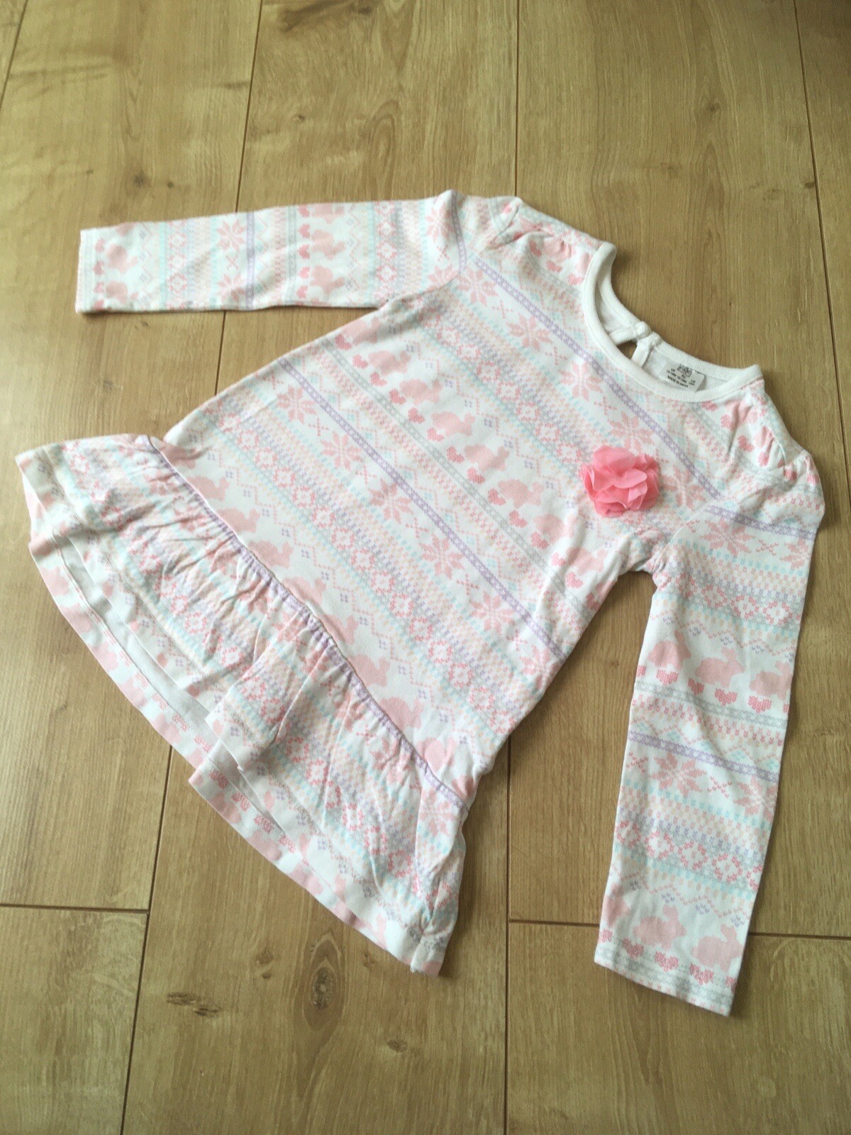 baby girls dresses 1218 months F&F Pink Rabbits eBay