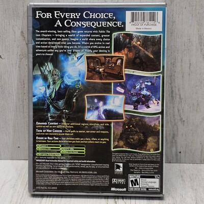 Fable: The Lost Chapters Xbox Microsoft Original Xbox Complete