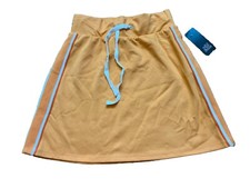 Women's Knit Tennis Mini A-Line Skirt - Wild Fable ORANGE STRIPE Size Small