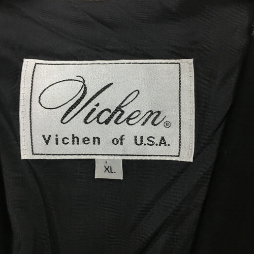 NWT VICHEN of USA Multicolor Genuine Suede Leather Western Zip Up Vest sz XL - Picture 2 of 10