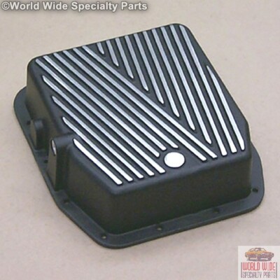 AODE, 4R70E, 4R70W, 4R75E, 4R75W HD Deep Transmission Pan, Black Powder Coat