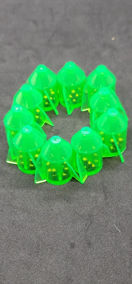 Señuelo de pesca en línea con cuentas giratorias de sonajero bagre lubina muskie aparejo en alta mar Foto 2 de 4