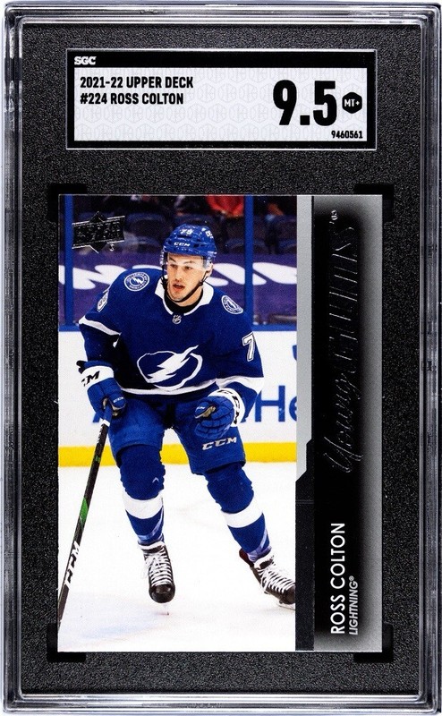 Ross Colton 2021-22 Upper Deck #224 RC Young Guns SGC 9.5