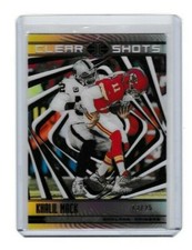 2018 Panini Illusions Clear Shots Black Khalil Mack CS-KM 13/25