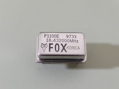 Fox Electronics F1100E 9733 Crystal Oscillator - 18.43MHz | eBay