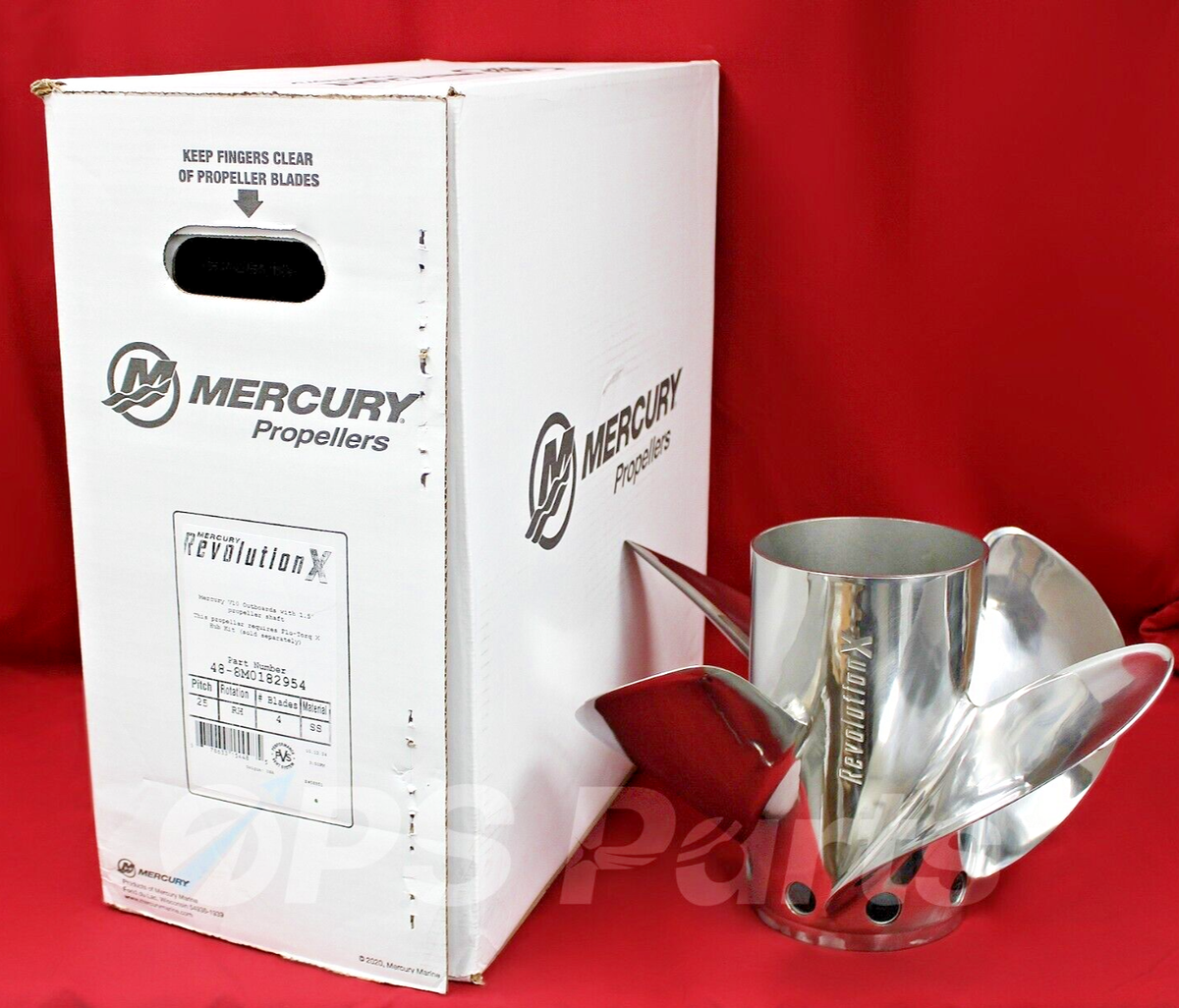 Mercury REV X Propeller 350/400 HP V10 Outboard 25P RH 8M0182954