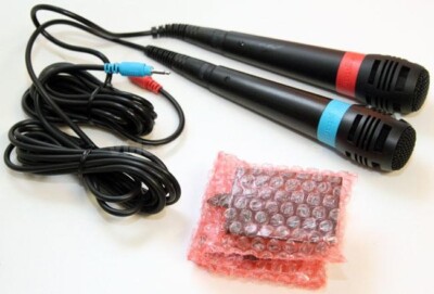 2 x Original Sony PS3 Singstar Mikrofone/MIkros Playstation 3