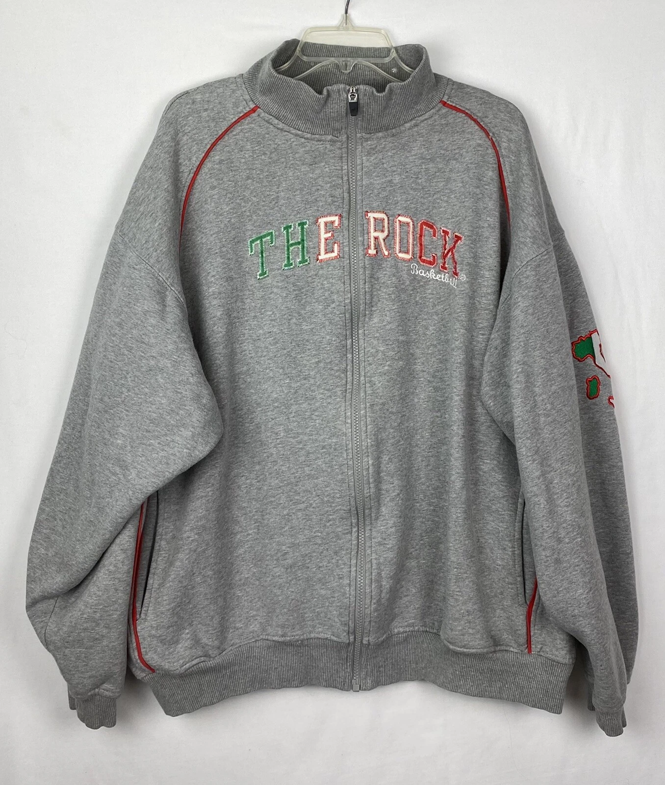 VETEMENTS The Rock Exclusive Full Zip Gray Jacket Mens 60" Chest Solid Thick Italy READ