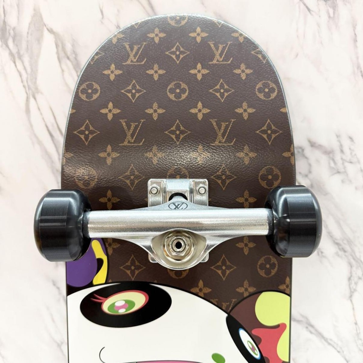 Louis Vuitton x Takashi Murakami skateboard monogram EN13613 panda