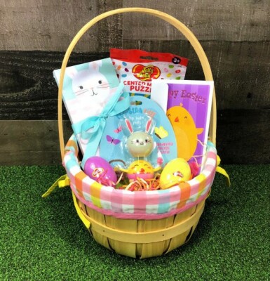 Filled Easter Basket ~ Girls Ages 3+ ~ Ready to Gift ~ 12 BRAND NEW ITEMS!  