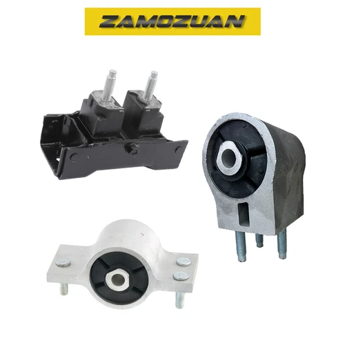 Front L & R Engine & Transmission Mount 3PCS 2017-2019 for Ford F-450 F-550 6.8L
