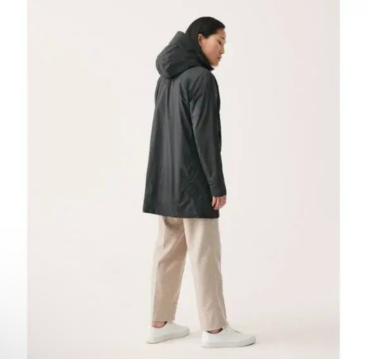 Women’s Viev Gemma Gore-Tex Long Insulated Waterproof Rain Jacket, Gray Size S