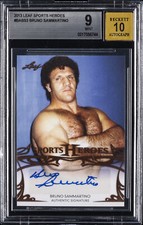 2013 LEAF SPORTS HEROES #BABS3 BRUNO SAMMARTINO BGS 9