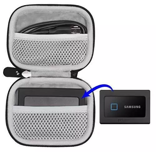 Protective case for Samsung T7, T7 Touch Portable SSD - 1TB, 2TB, 500GB, USB 3.2