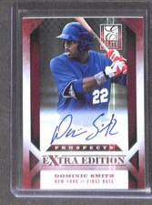 2013 Panini Elite Extra Edition Autograph #108 Dominic Smith No 235 of 275