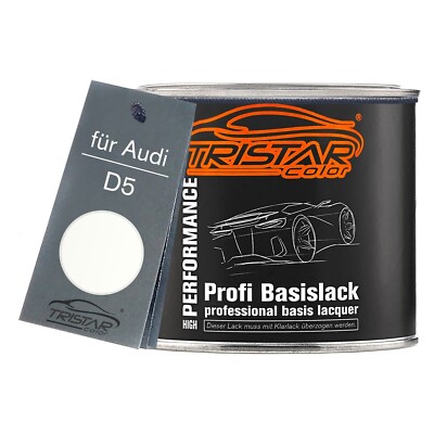 Autolack Dose spritzfertig für Audi D5 Starweiss Basislack 0,5L