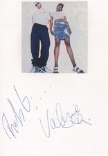 Gaillano Band Autogramme signed 10x15 cm Karteikarte mit Magazinbild