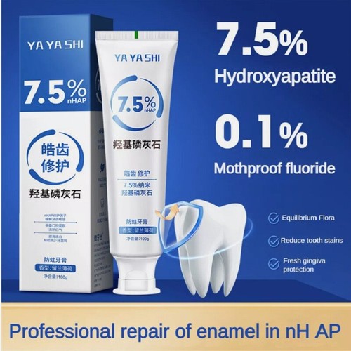 7.5%Hydroxyapatite Toothpaste Remove Yellow Tooth Stains For Sensitive ...