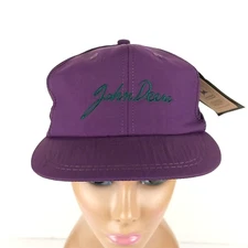 Vintage K-Products John Deere Mens Purple Snapback Cap Hat Embroidered Logo NWT