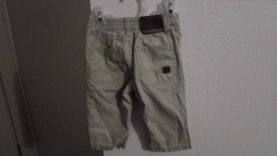 Timberland-Pantalones Infantiles-12 Meses-100% Algodón-Hecho en China Un Niño Usado-Caqui Foto 2 de 4