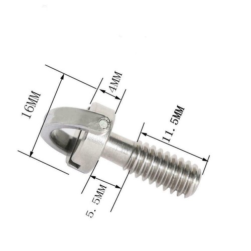 1Pc 1/4" D Screw Steel.For Camera Tripod Long Sale Quick FAST Plate W1U2 - Picture 2 of 8