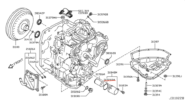 Nissan 31526 3jx3a