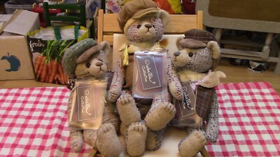 Retired Charlie bear set Togs, Rags, Threads, ltd 200 2021 Isabelle collection