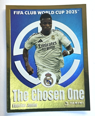 2025 FIFA CLUB WORLD CUP Panini Sticker #493 VINICIUS JUNIOR Real
