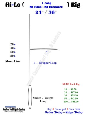 Geronimo Line Rig Line - 80 Lb Mono