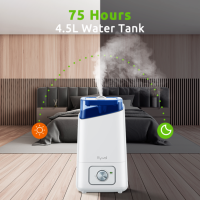 Humidificateur de grande pièce, 20 L, humidificateurs à brume chaude et froide pour la maison