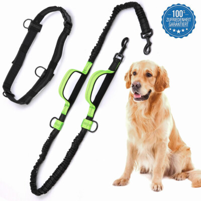 for Two Dogs Walking & Training Leash - Comfortable / Hands Free / Easy  Control | eBay