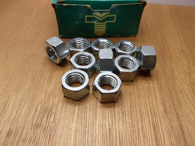 (Qty.10) 3/4-10 Lock Nut Reversible Mechanical Zinc Plated Steel