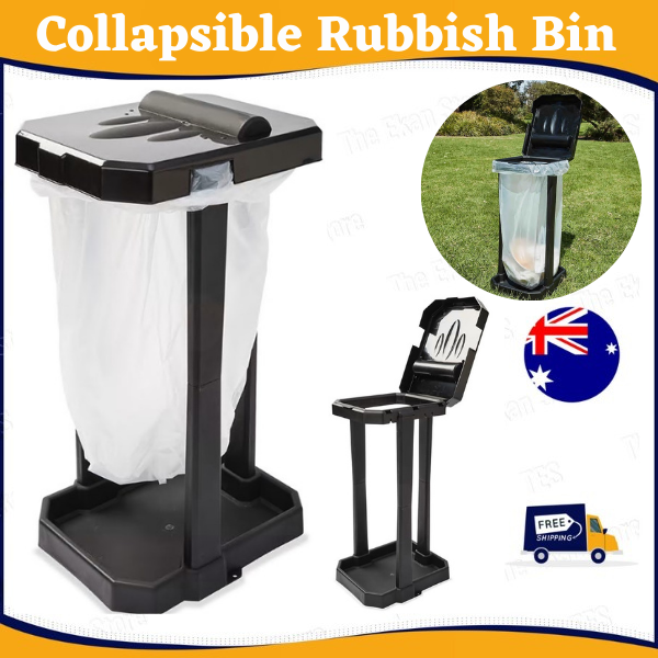 Collapsible rubbish bin Camping Rubbish Trash Can Garbage Waste Dustbin