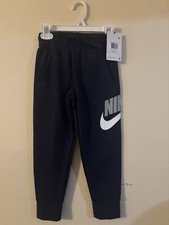 Nike Boys Therma Fleece Athletic Black Jogger Pant Black Size 4/5