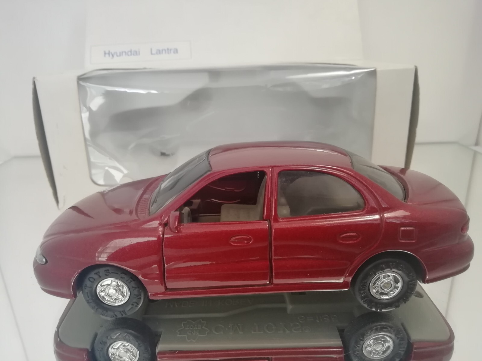 C-M Toys CM Toys Hyundai Avante Metallic Red 1:35 Korea Mint in Dealer Box Rare