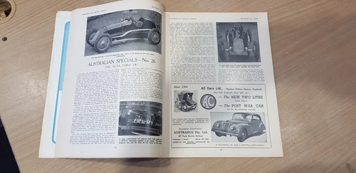 AUSTRALIAN MOTOR SPORTS MAGAZINE OCT. 15TH 1948 JOWETT JAVELIN 350cc DOUGLAS - Picture 8 of 19