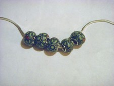 FIMO CLAY BEADS FOR BRACELETS OR PENDANTS D3