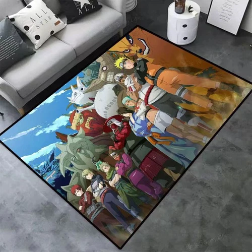 Alfombra 3D Naruto Akatsuki dormitorio salón alfombrilla alfombrilla alfombrilla puerta - Imagen 16 de 16