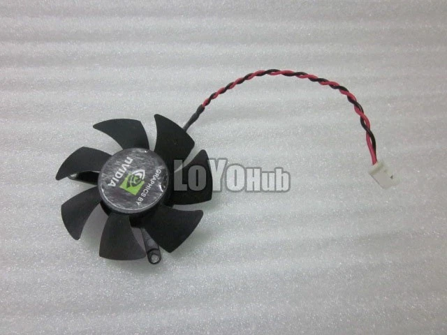 New For POWER LOGIC 5010 Graphics card fan hole distance 39mm PLD05010S12L 2-Pin - Image 2 of 2