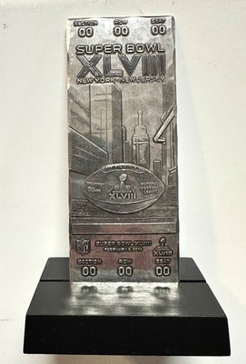 Wendell August Forge Super Bowl XLVIII big ticket