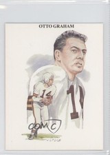 1989 All Time Great Quarterbacks Otto Graham #5 HOF d4y