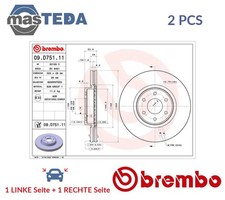 09D75111 BREMSSCHEIBEN SATZ VORNE BREMBO 2PCS NEU OE QUALITÄT