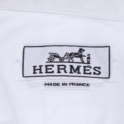 HERMES White BD dress shirt tops 38 white | eBay
