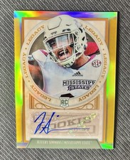2019 Panini Legacy Jeffrey Simmons Gold Rookie Auto /10 #174 Tennessee Titans